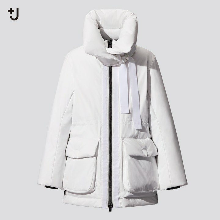 White puffer on sale jacket uniqlo