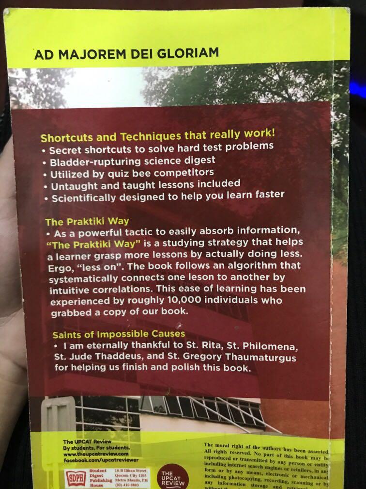 UPCAT REVIEW TOME OF KNOWLEDGE (Category: Textbooks) located in Manila. Submitted by w4ves.666 (Listing ID 1051965779, Image 2). Description: .