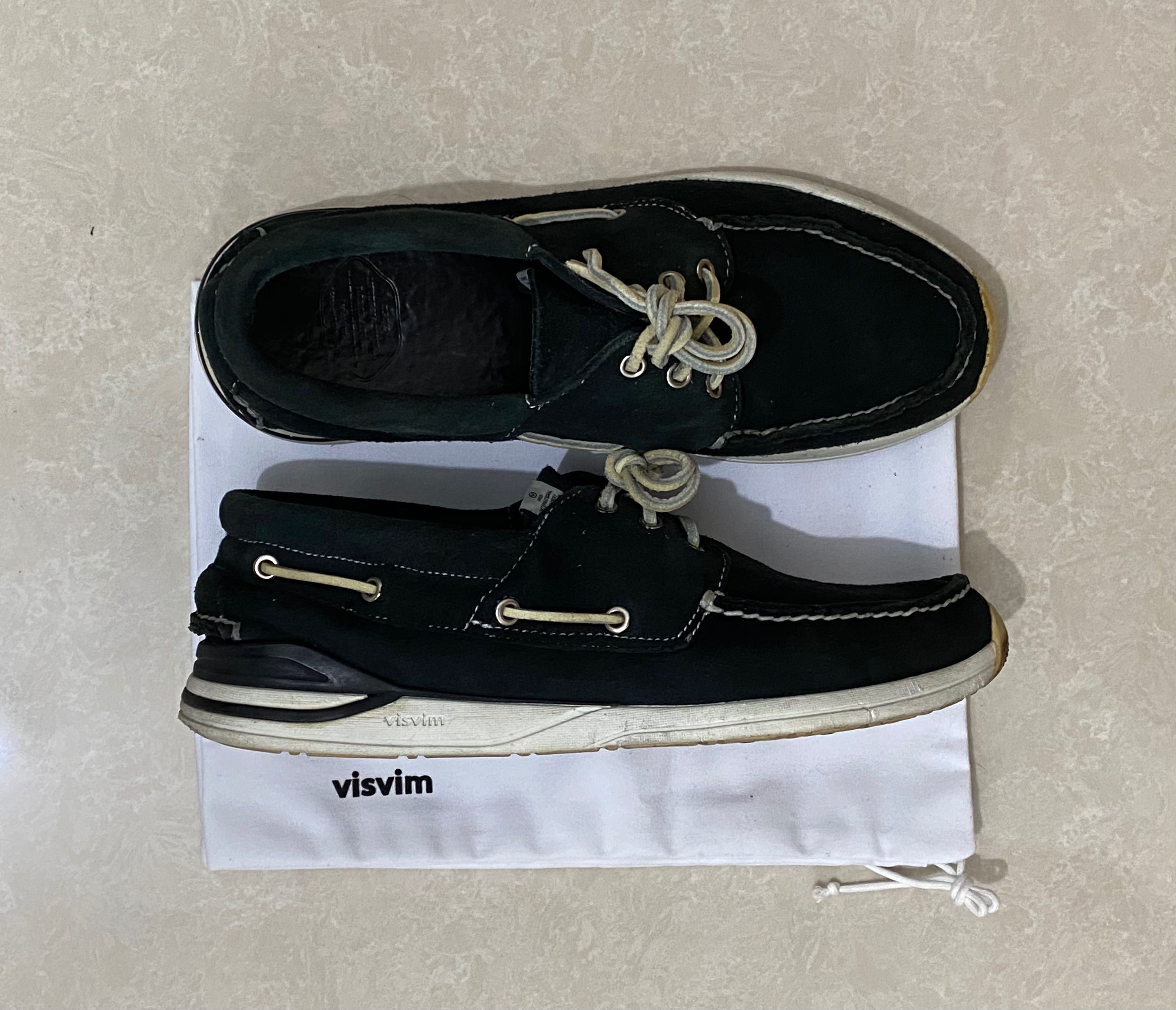 Visvim Hockney Folk Visvim Boat Shoes 美品 VISVIM HOCKNEY FOLK