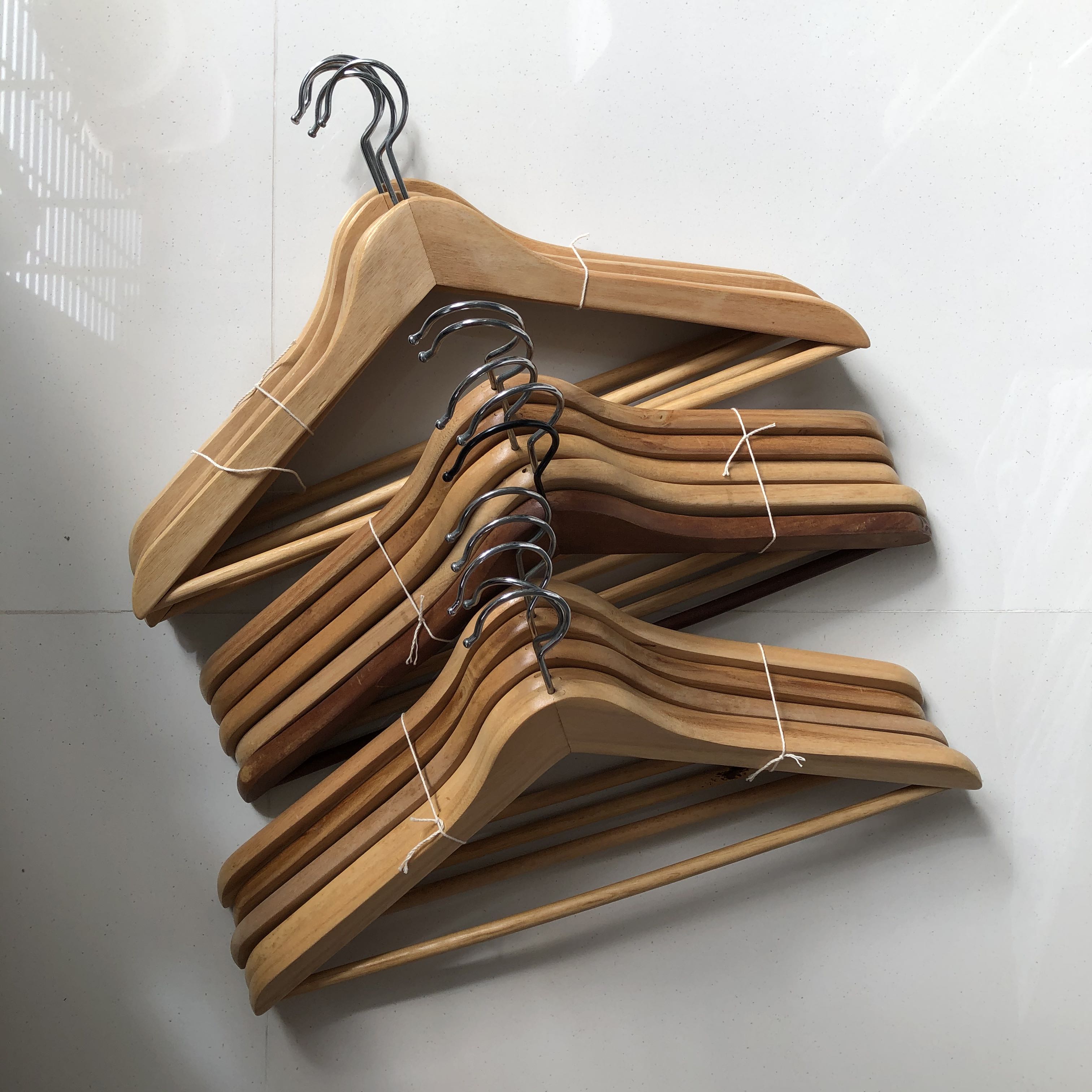 Wooden IKEA Clothes Hangers, Furniture & Home Living, Furniture