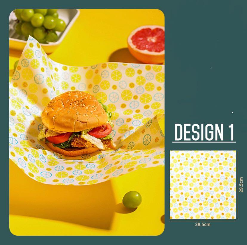 50 pcs for 7 READY STOCK NEW DESIGN BAKING PAPER NEWSPAPERS