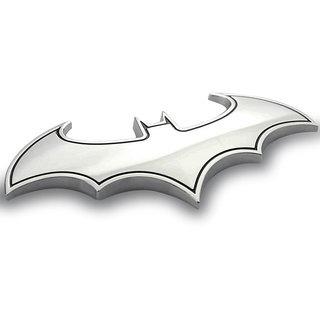 3D Metal Batman Bat Silver Emblem Thick Badge Fender Bumper Logo Sticker  for Car and Bike, Auto Accessories on Carousell