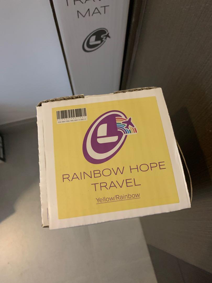 Liforme Rainbow Hope Travel Mat - Yellow/Rainbow