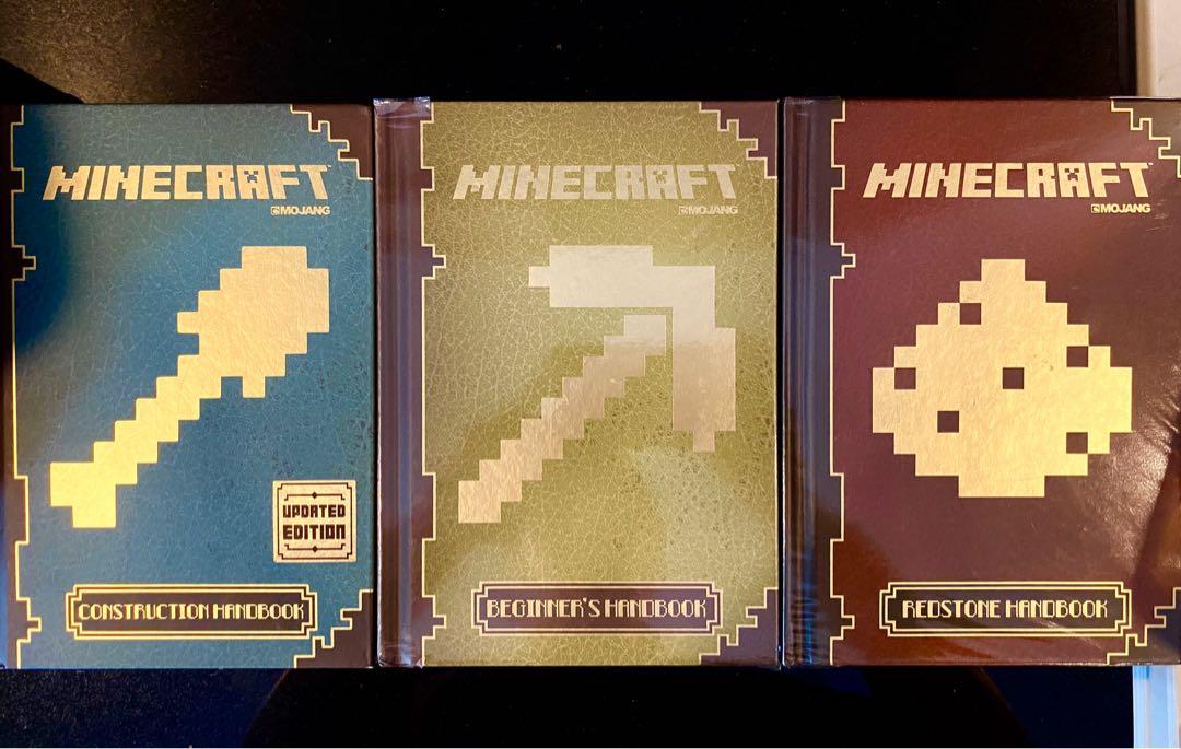 Minecraft Beginner S Handbook Redstone Handbook Construction Handbook Hard Cover English Gaming Book Books Stationery Books On Carousell