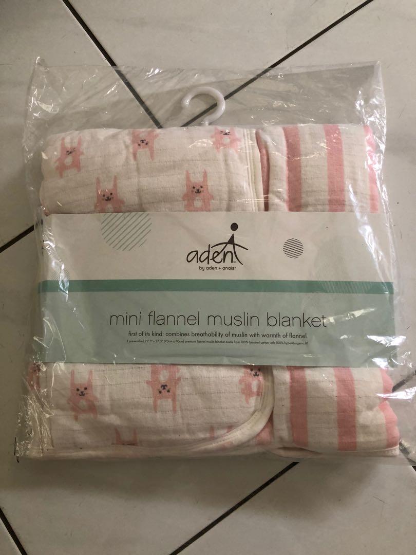 Aden and anais shop flannel muslin blanket