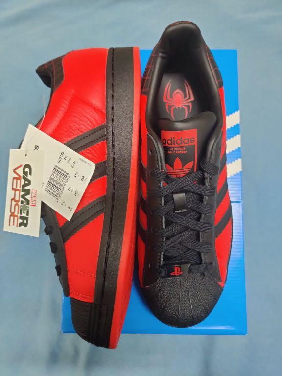 Adidas Superstar X Spider-man : Miles Morales, Men's Fashion, Footwear,  Sneakers on Carousell