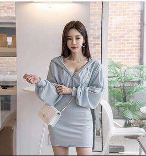 Babin n pumkin set(dress +hoodie)