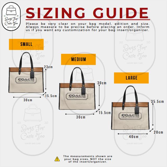 Coach tote organizer store