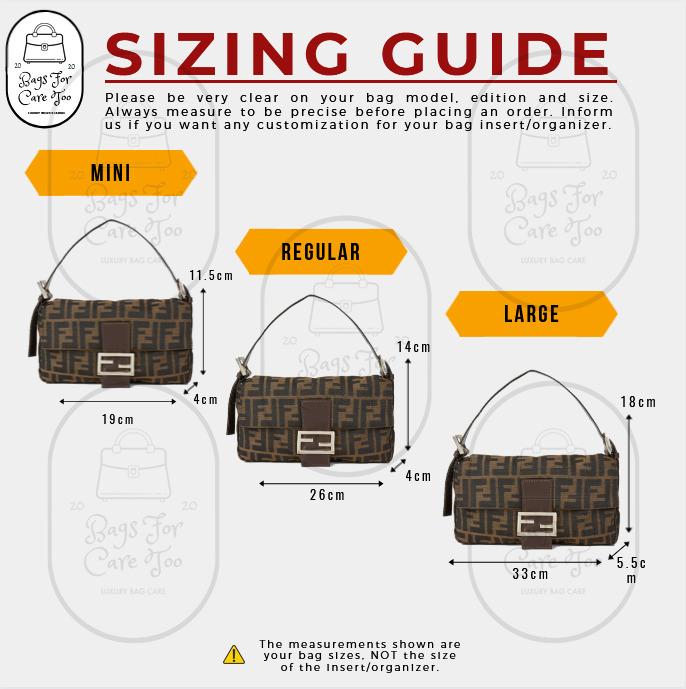 Fendi baguette dimensions store