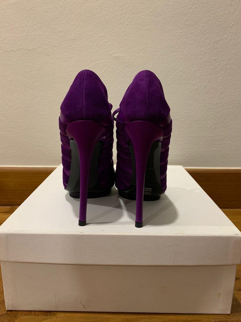 Balenciaga online heels purple