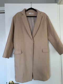 Beige Oversized Jacket