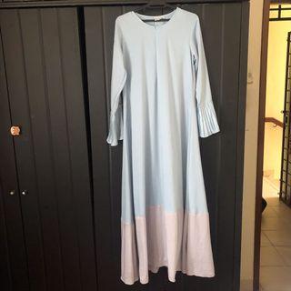 Bella Luna jubah dress biru