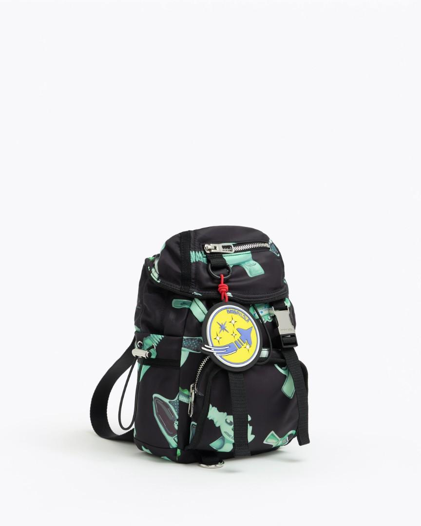 Bimba Y Lola logo-plaque Backpack - Green