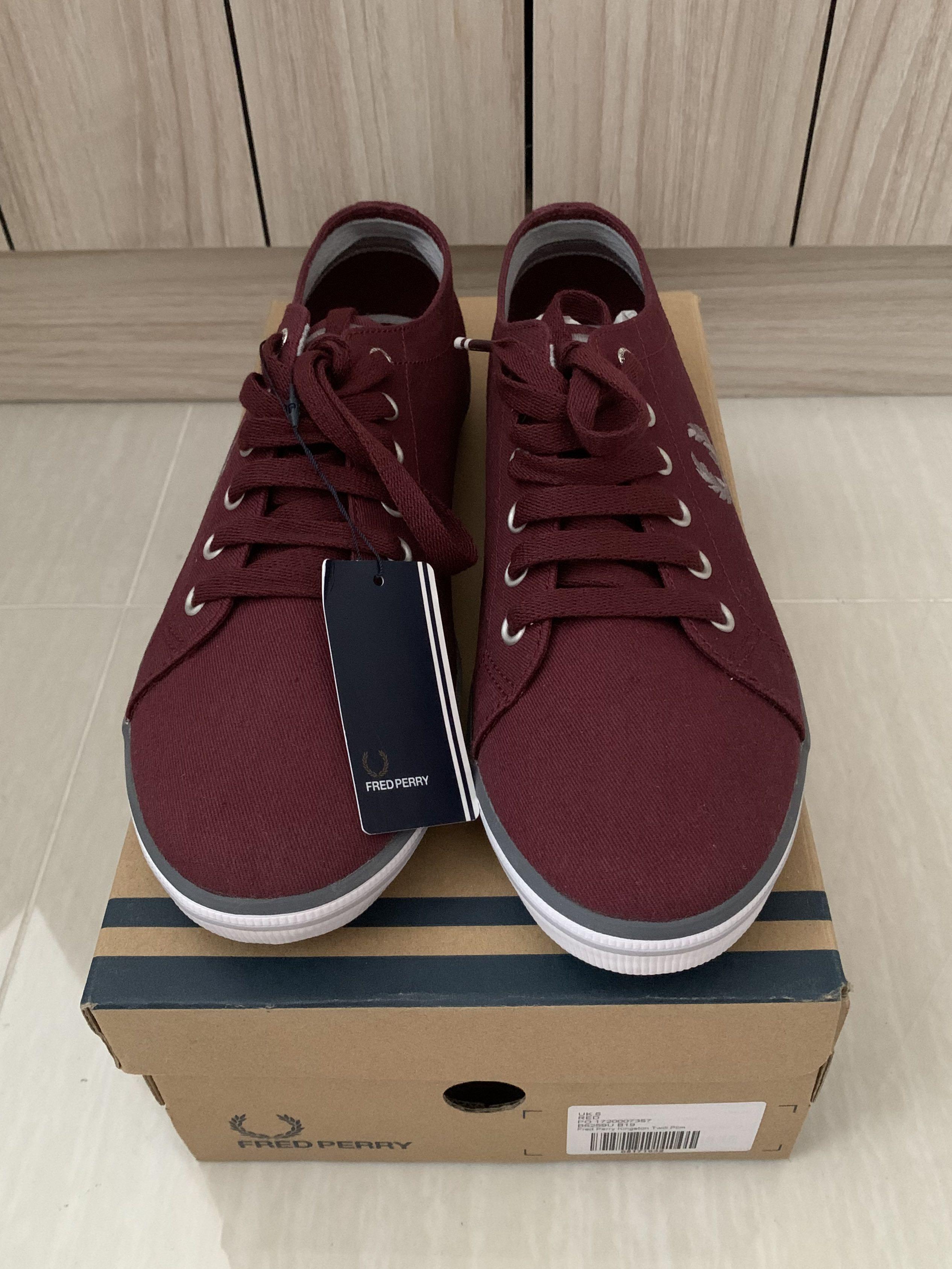 Fred perry clearance shoes kingston twill