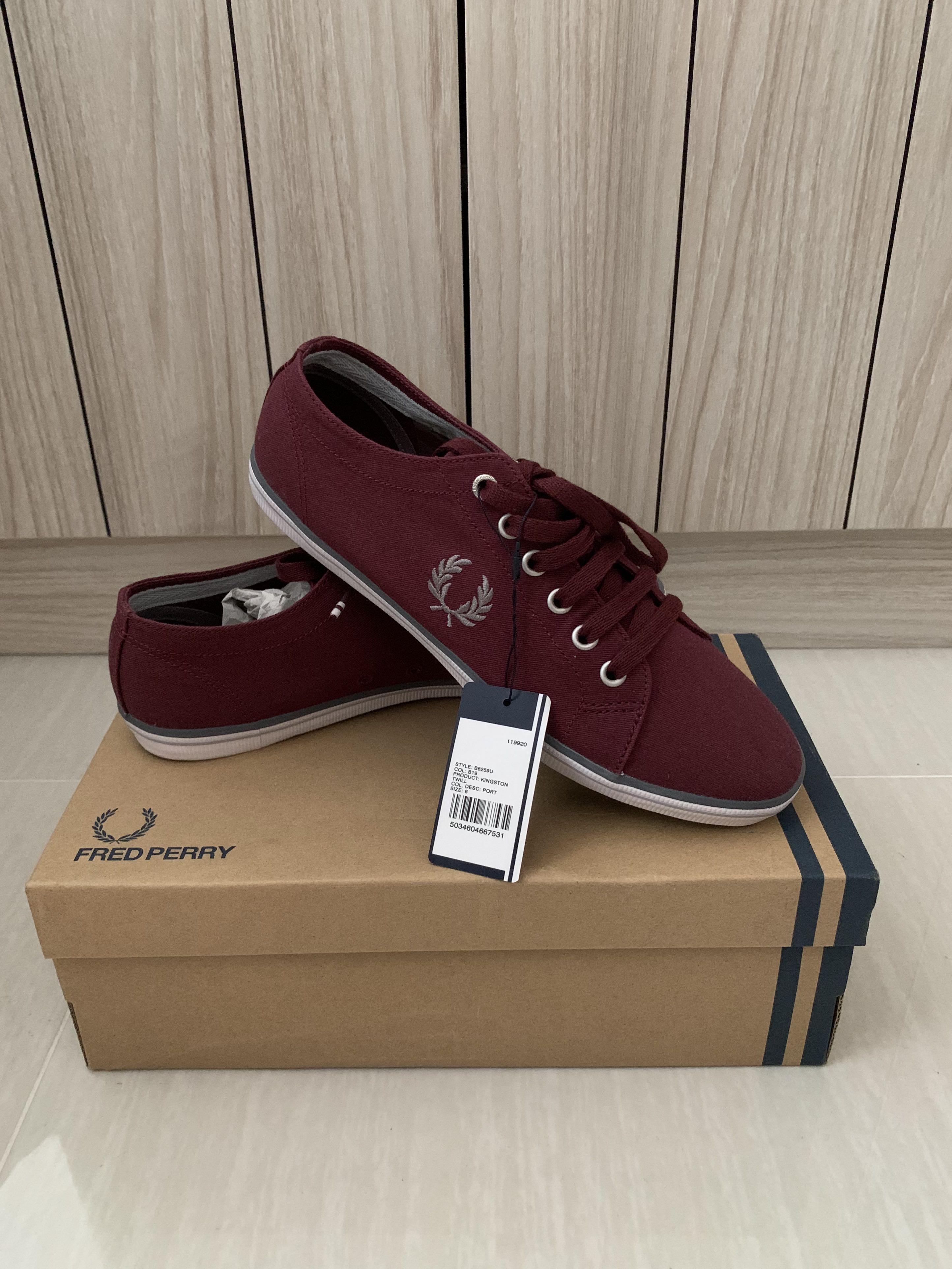 BNIB Fred Perry Kingston Twill Sneakers