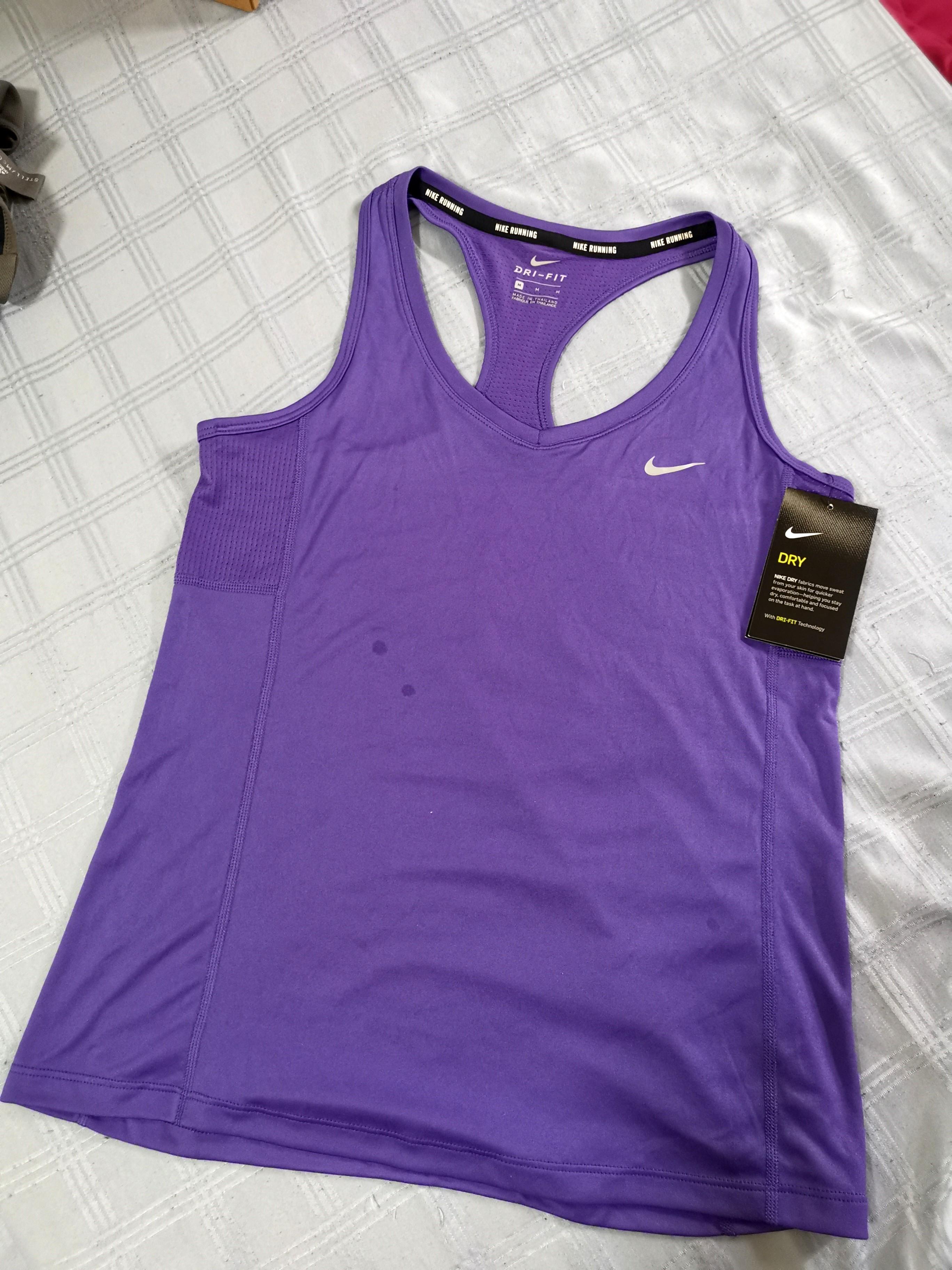 Purple nike tank clearance
