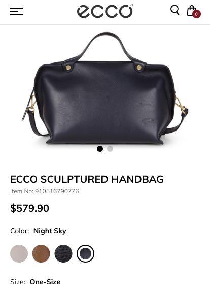 ecco sculptured handbag