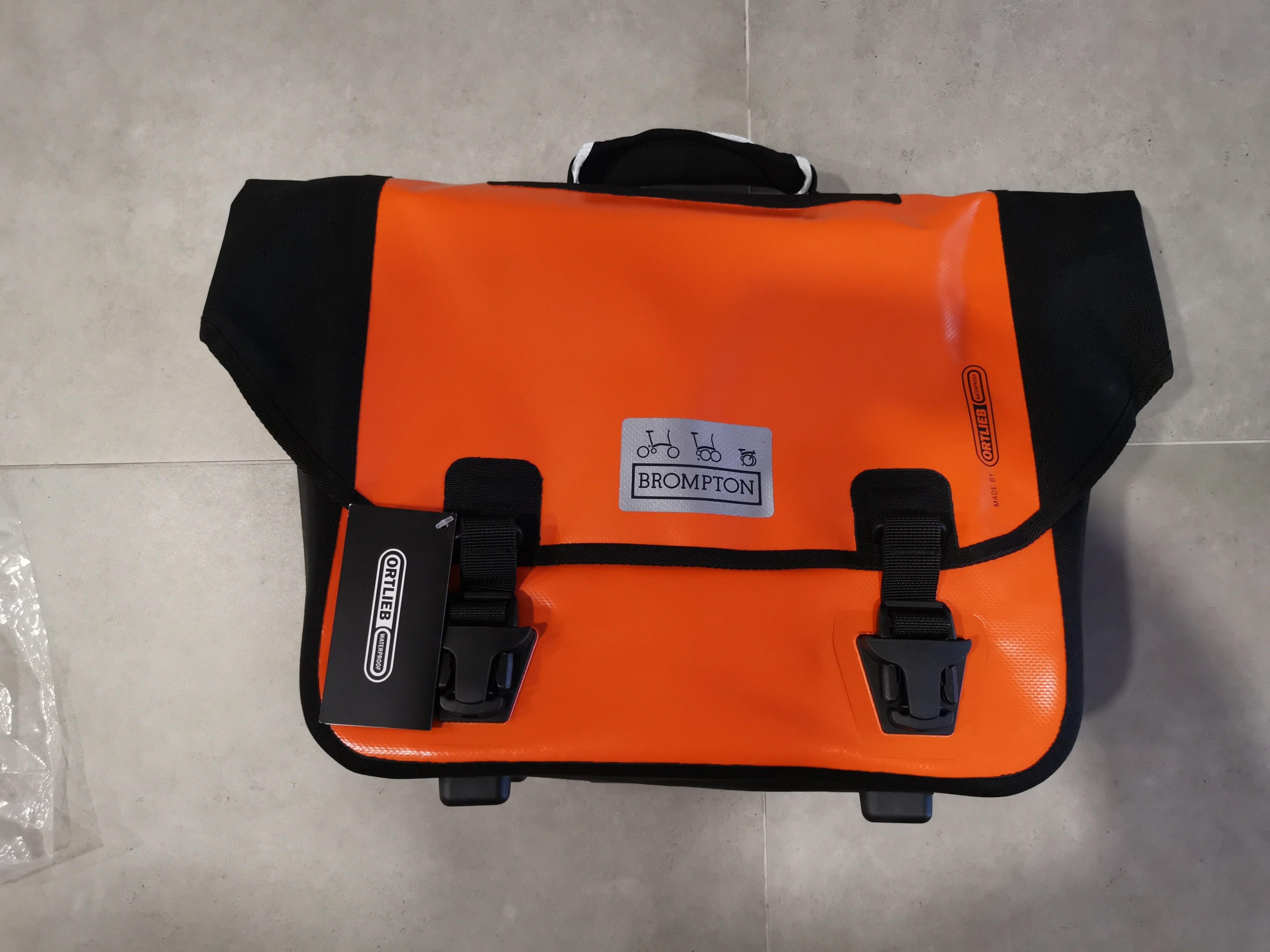 Brompton o bag hotsell orange