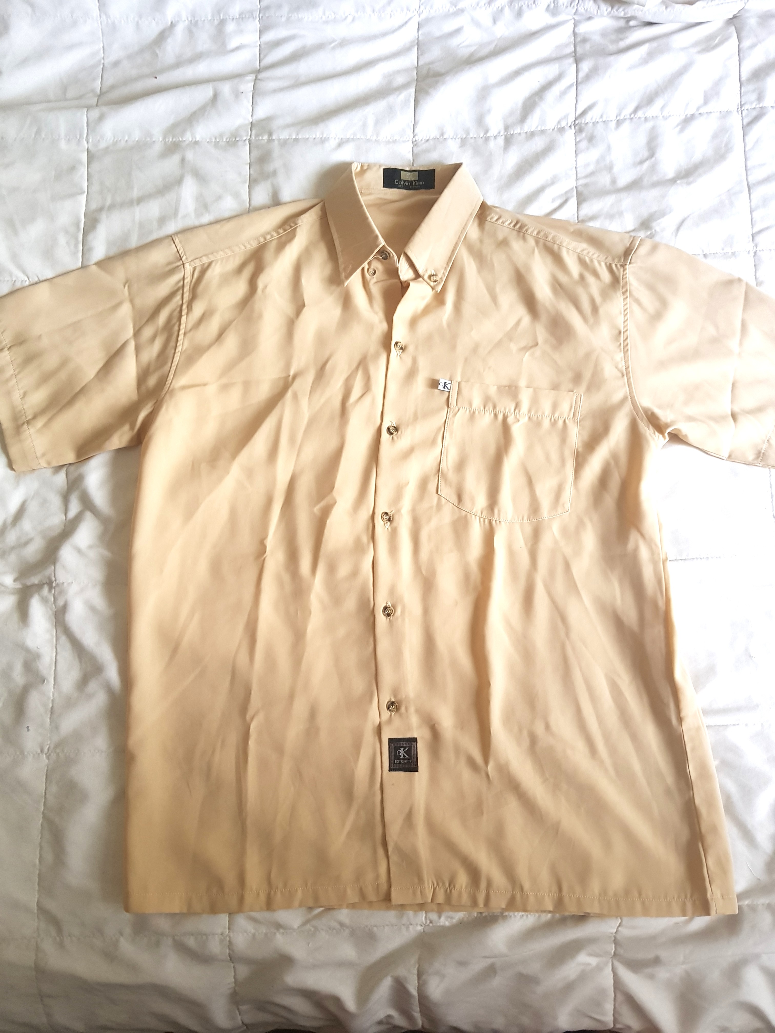 calvin klein men's short sleeve shirts