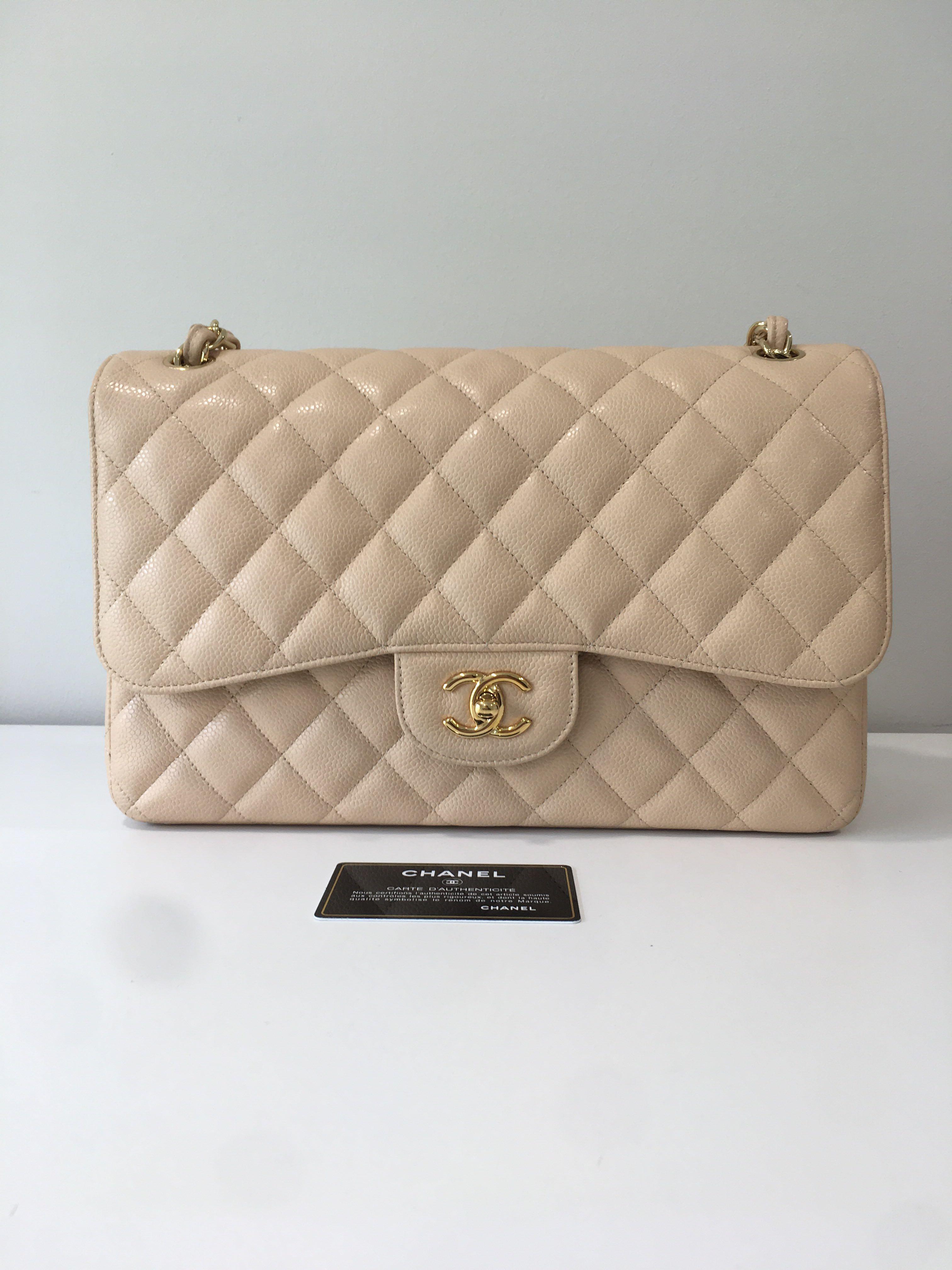 Chanel Classic Jumbo flap GHW #18, Women's Fashion, Bags & Wallets,  Shoulder Bags on Carousell