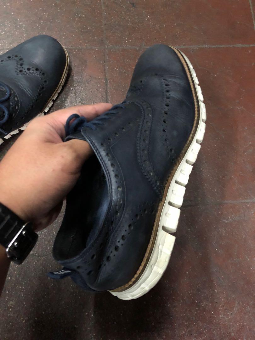 Cole Haan ZeroGrand Oxford Wingtip Blue 