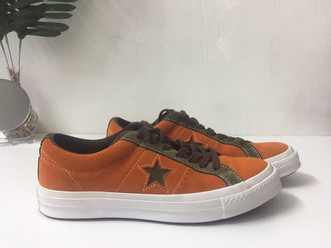 Converse one star sale ox bold mandarin