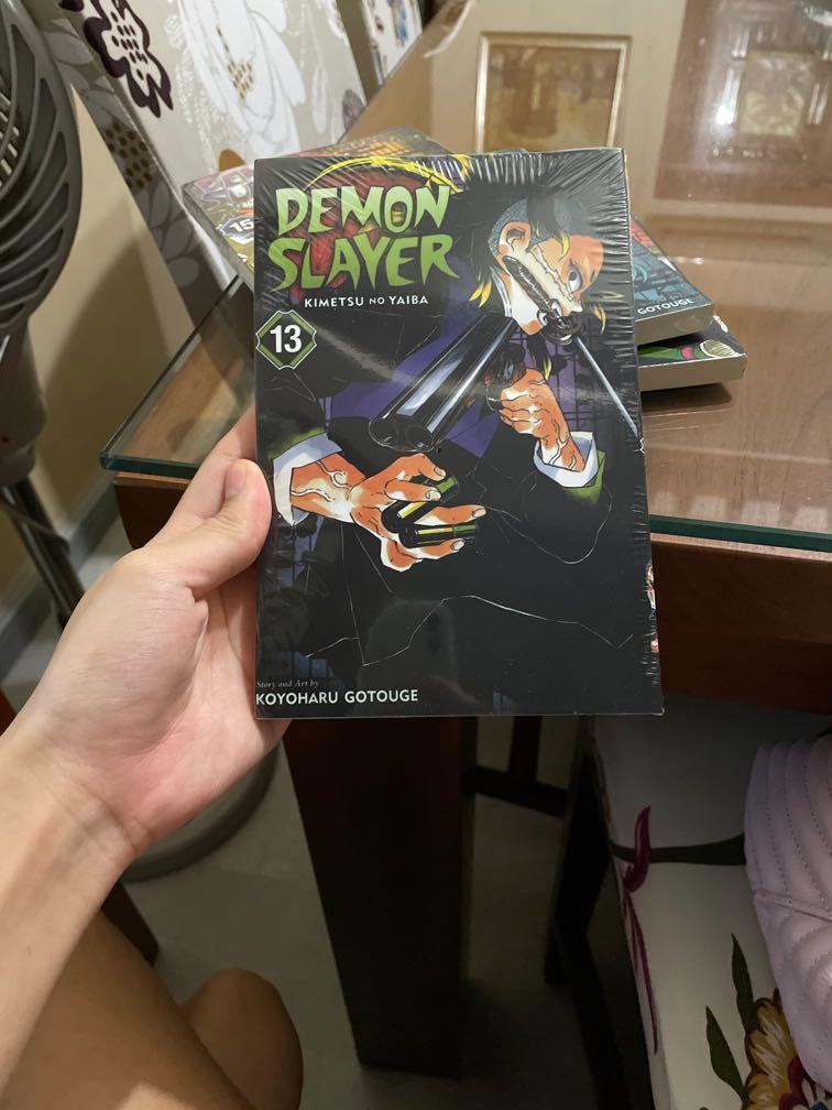 Demon Slayer Kimetsu No Yaiba Manga Comics Vol 13 English Books Stationery Comics Manga On Carousell Blade of demon destruction / 鬼滅の刃. demon slayer kimetsu no yaiba manga comics vol 13 english