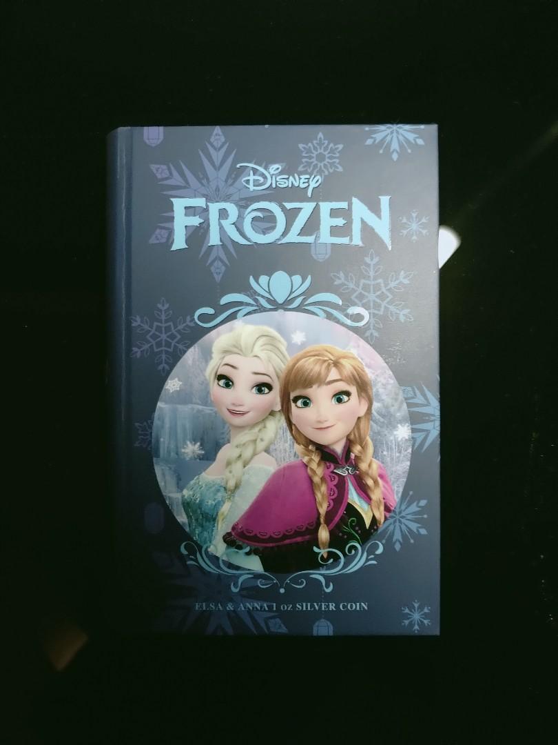 Disney Frozen - 1 Oz Silver Anna & Elsa Coin Set, Everything Else on  Carousell
