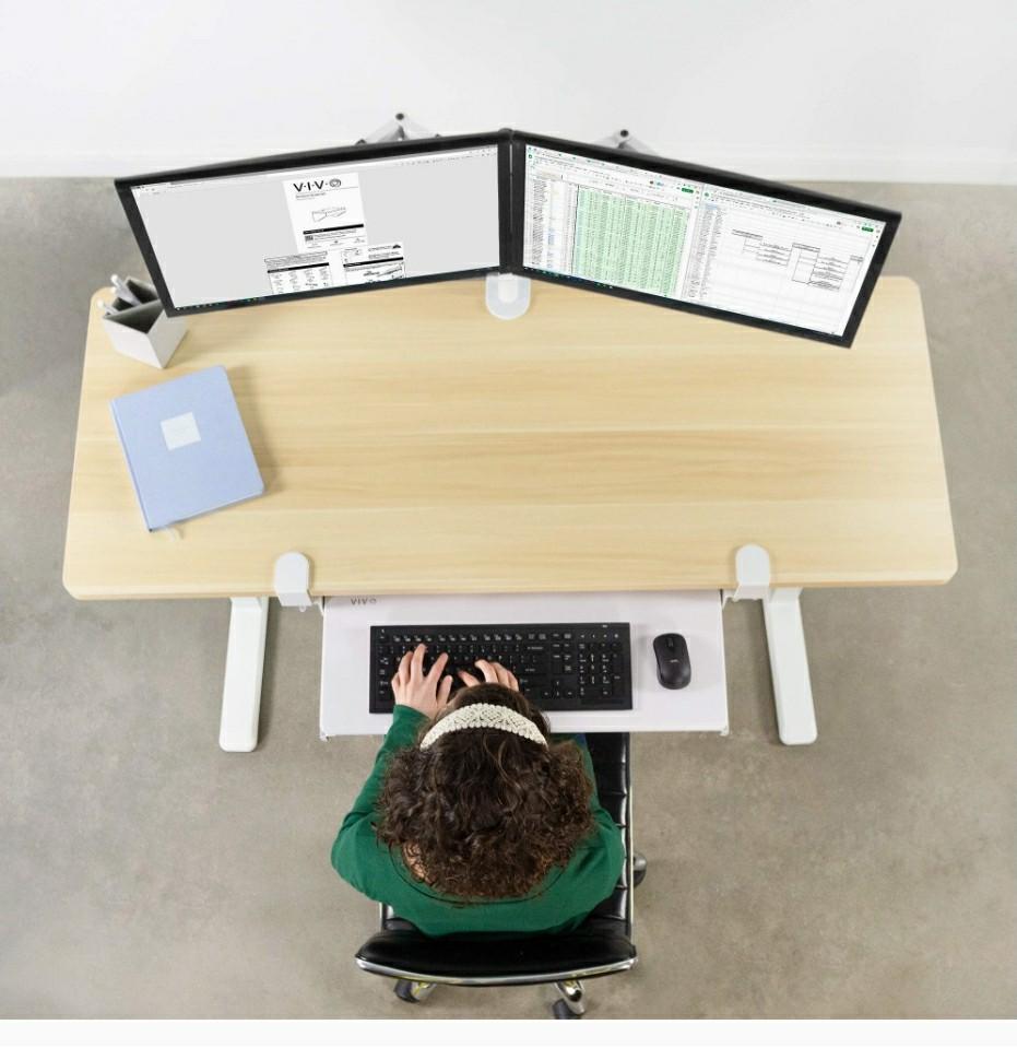 Ergonomic computer laptop desk extender and drawer for your wrist and