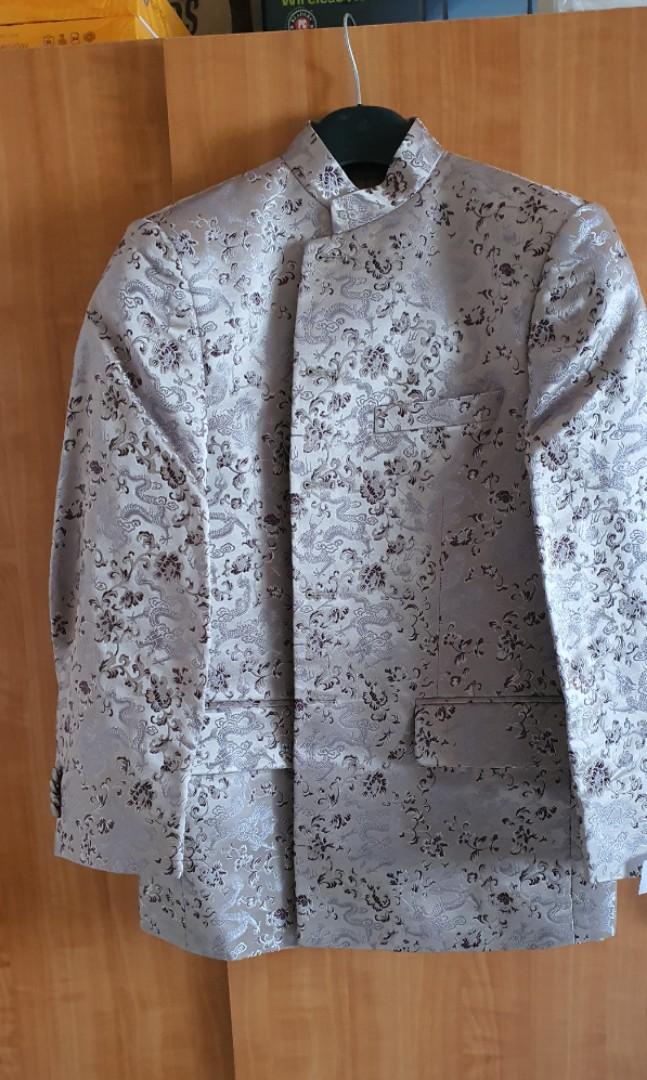 Chinese silk hotsell jacket mens