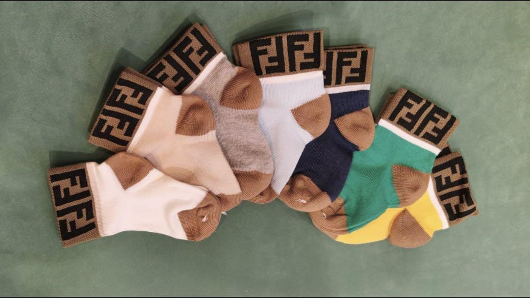 Baby fendi socks 2025