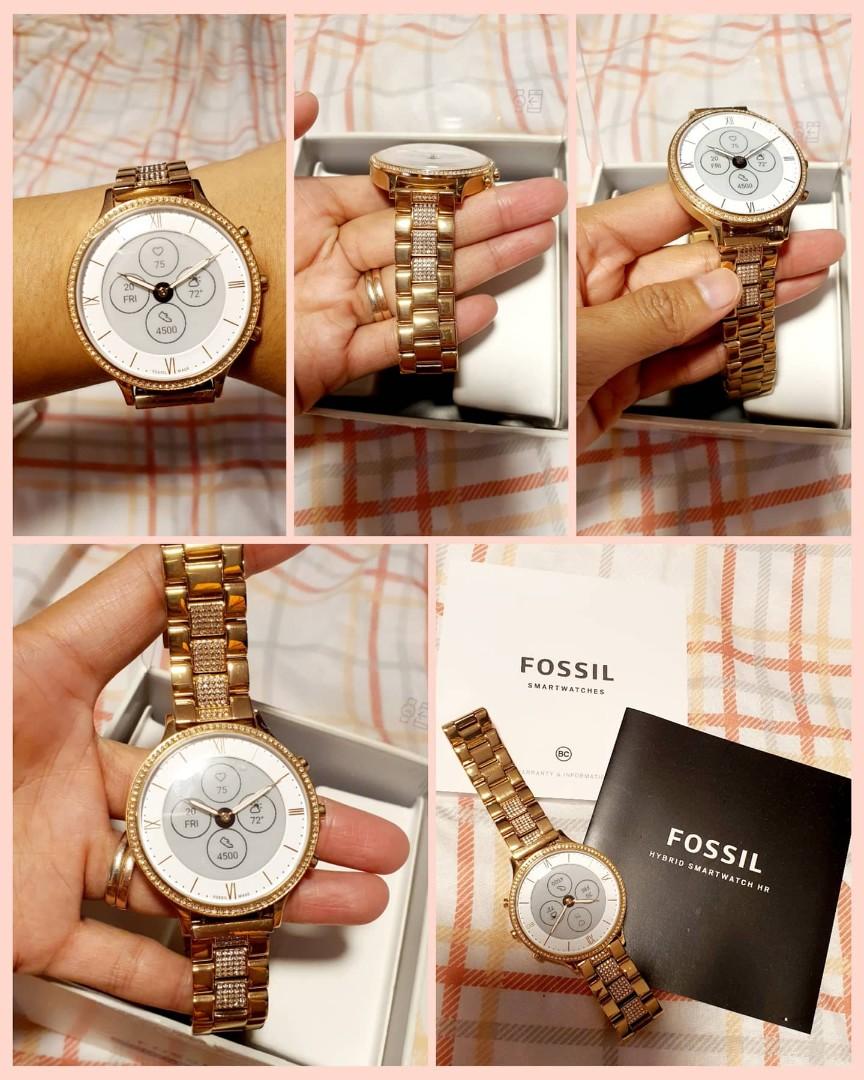 Fossil hybrid hot sale smartwatch gold