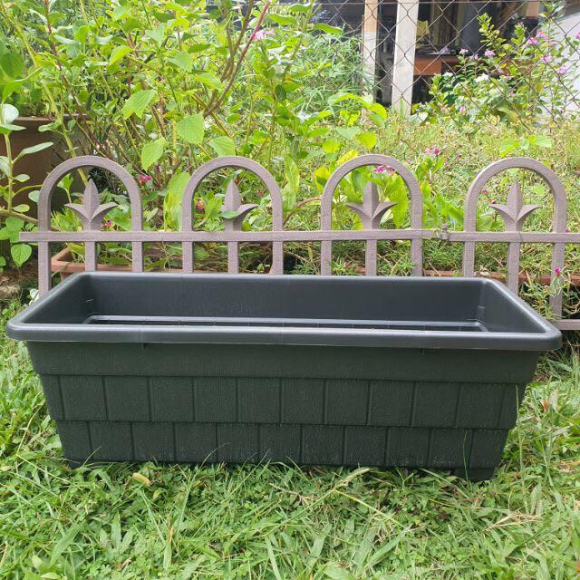 Ready Stock Free Shipping Promotion 3 5 Days Shipping For Flower Pot Pasu Bunga Petak Panjang 48cm X 20cm Home Furniture Others On Carousell