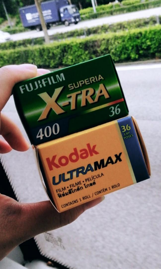 Kodak Ultramax 400 Film Fuji Superia 400 Camera Fujifilm Superia
