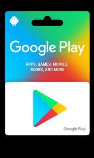 Google Play Gift Card Singapore