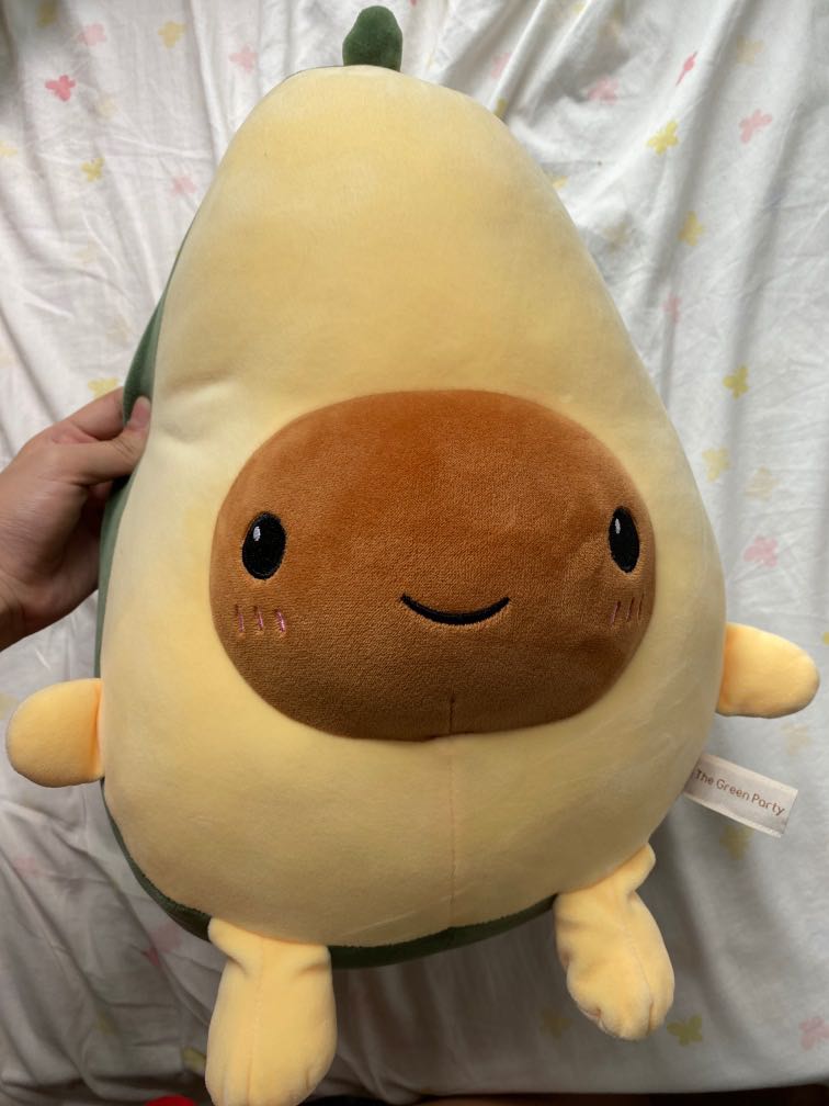 soft avocado plush