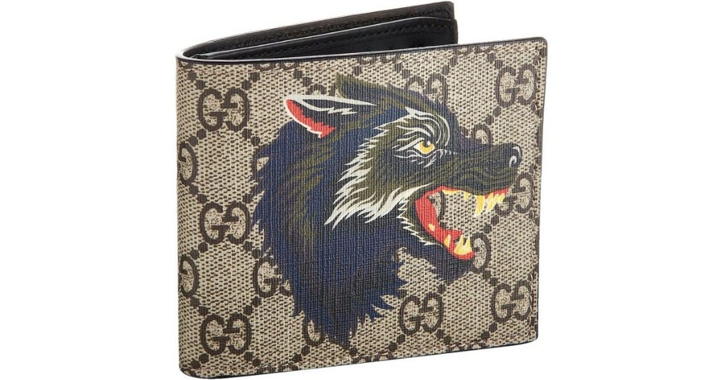 Gucci wolf wallet original clearance