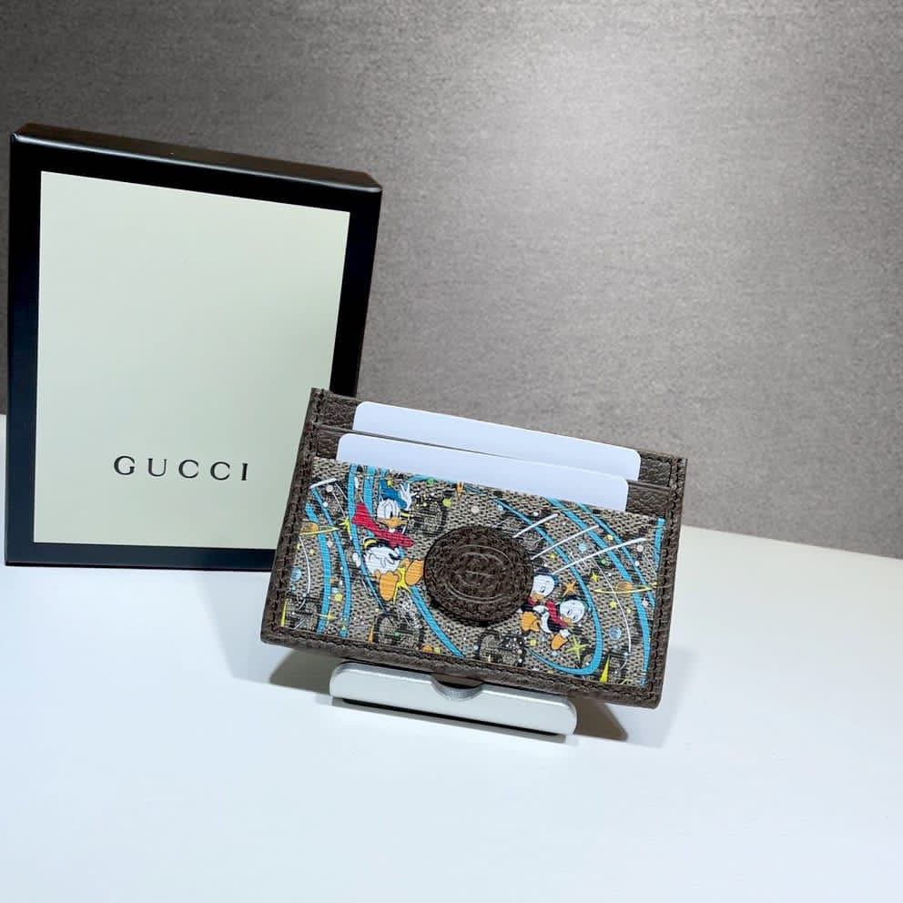 Gucci donald hot sale duck card holder