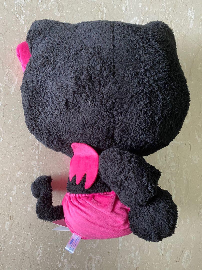 Hello kitty Devil (Category: Plushies & Soft Toys) located in Singapore. Submitted by chalski (Listing ID 1052103287, Image 5). Description: Very beautiful collectible Black devil with pink dress, wings, ribbon. Heart shaped tail! Very well kept new condition. Original Sanrio. Height about 40cm, head is about 30cm wide. Paynow, self collect. .