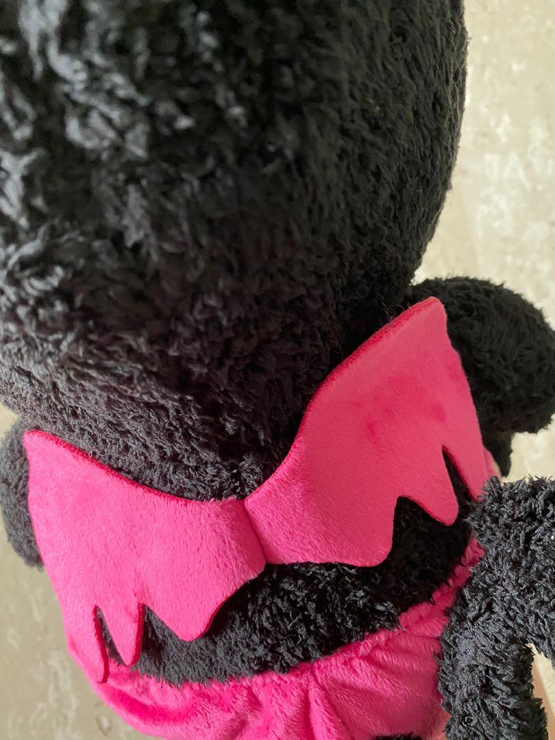Hello kitty Devil (Category: Plushies & Soft Toys) located in Singapore. Submitted by chalski (Listing ID 1052103287, Image 4). Description: Very beautiful collectible Black devil with pink dress, wings, ribbon. Heart shaped tail! Very well kept new condition. Original Sanrio. Height about 40cm, head is about 30cm wide. Paynow, self collect. .