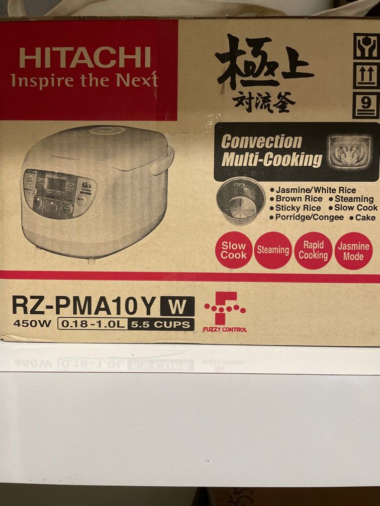 Hitachi Rice Cooker RZPMA10Y, TV & Home Appliances, Kitchen Appliances
