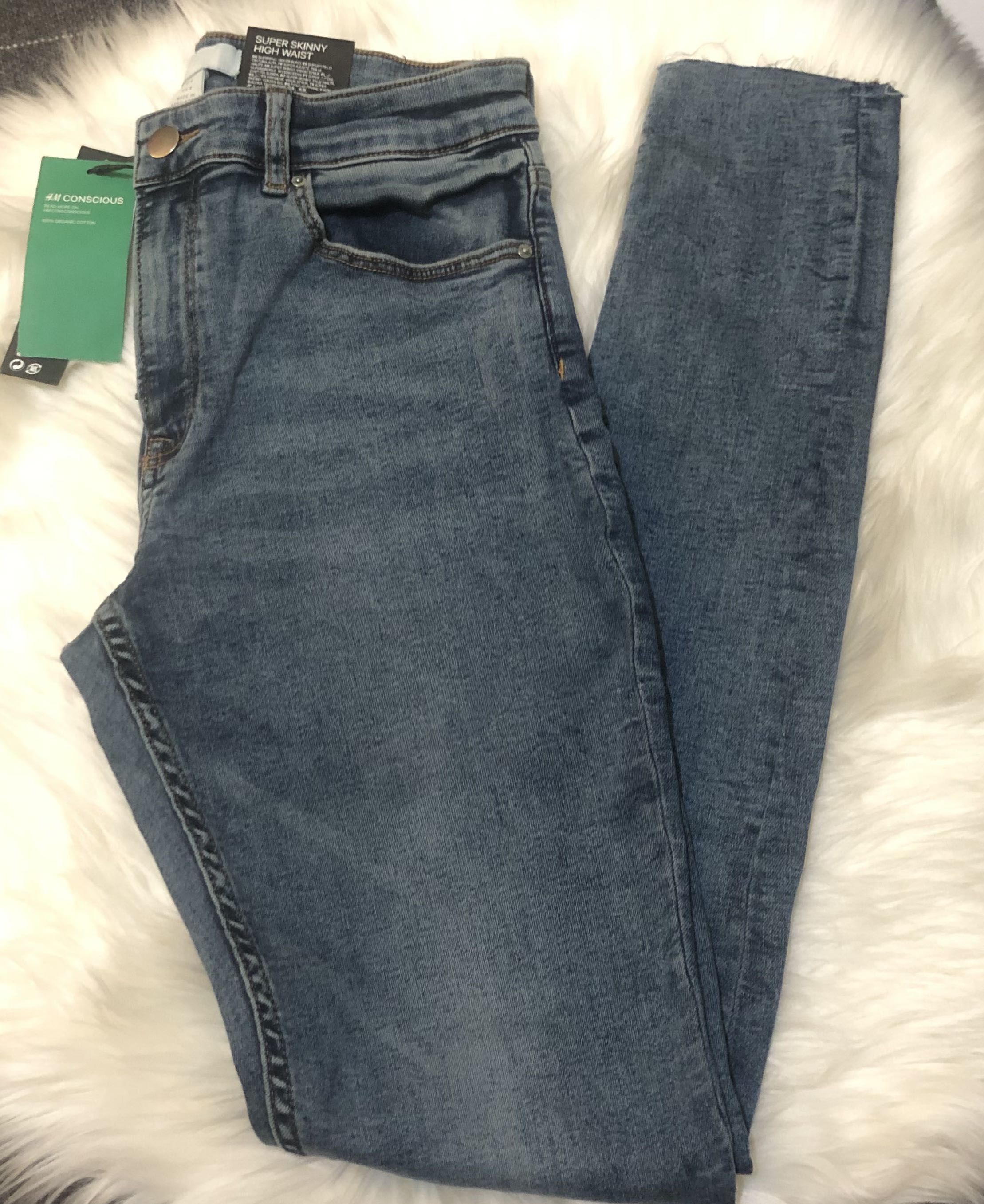 Divided super skinny high waist store