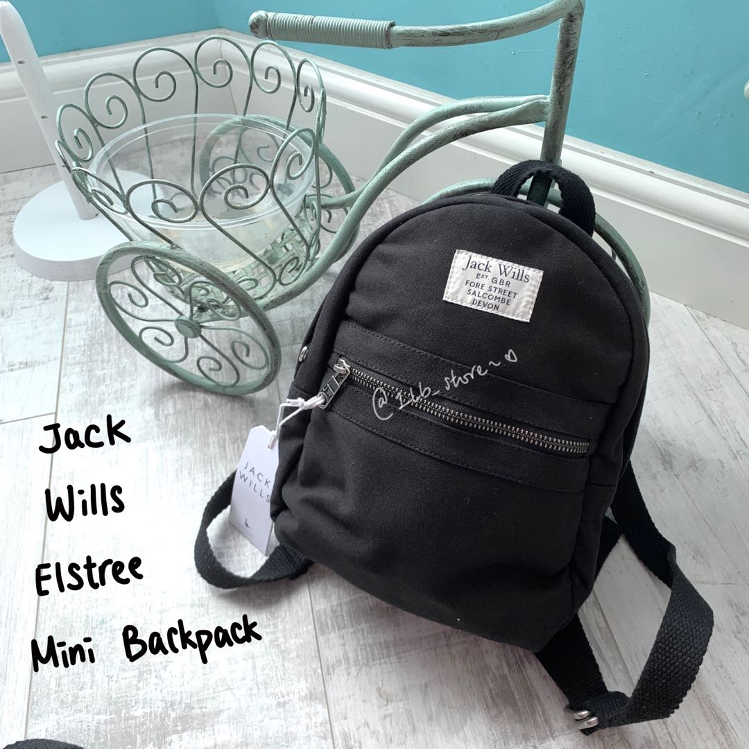 Jack Wills Dallison Backpack Rucksack Bag Horses Design School RRP £59.50 