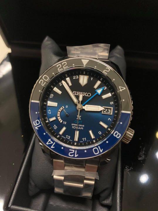 JDM] BNIB Seiko Prospex SBDB041 Spring Drive GMT Blue Dial Men Watch, Men's  Fashion, Watches & Accessories, Watches on Carousell