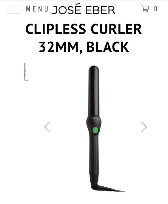 Clipless curler clearance