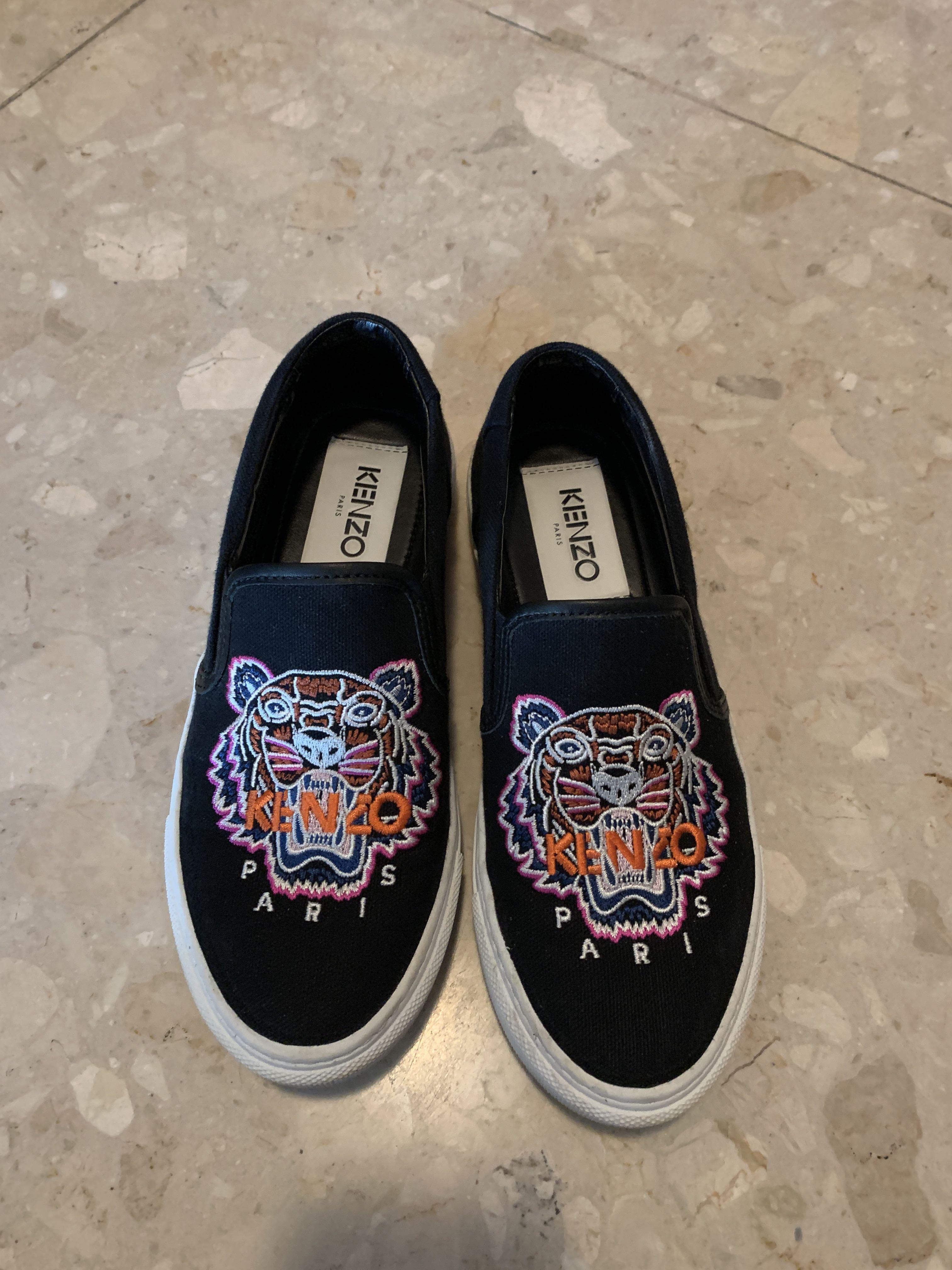women's kenzo slip on shoes