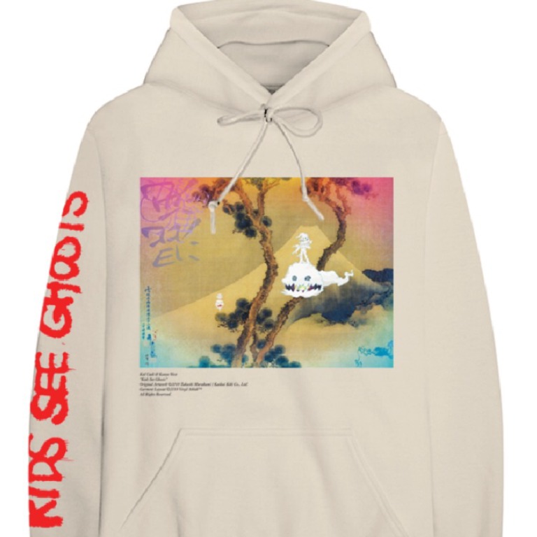 Kids see ghosts merch hoodie clearance