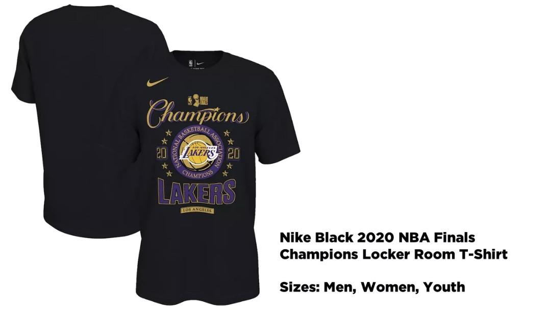Nike Los Angeles Lakers Champions Locker Room T-Shirt Black Men's
