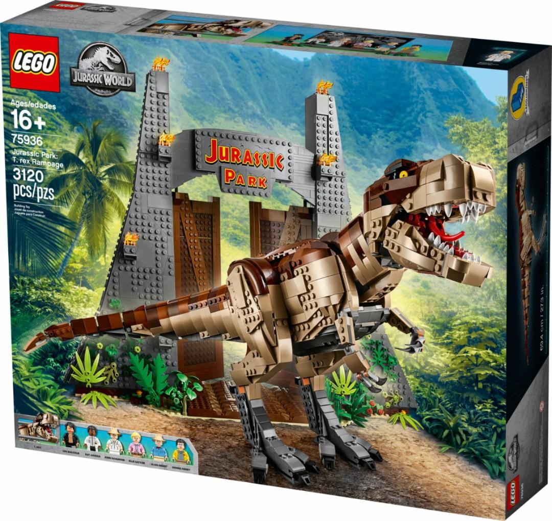 BNIB Indominus Tyrannosaurus Park works with Jurassic world Lego toy Dinosaurs