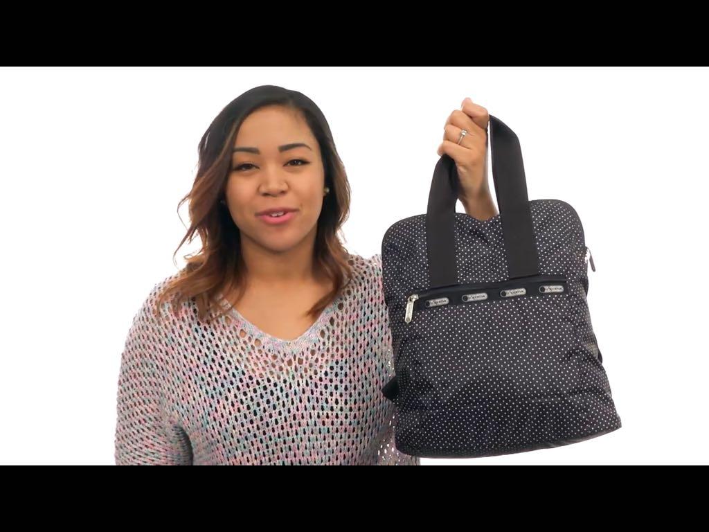 Lesportsac commuter backpack top